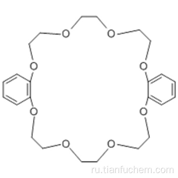 Дибензо [Ь, п] [1,4,7,10,13,16,19,22] octaoxacyclotetracosin, 6,7,9,10,12,13,20,21,23,24,26,27-додекагидро CAS 14174-09-5